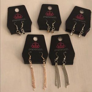 Lot 6 paparazzi earrings